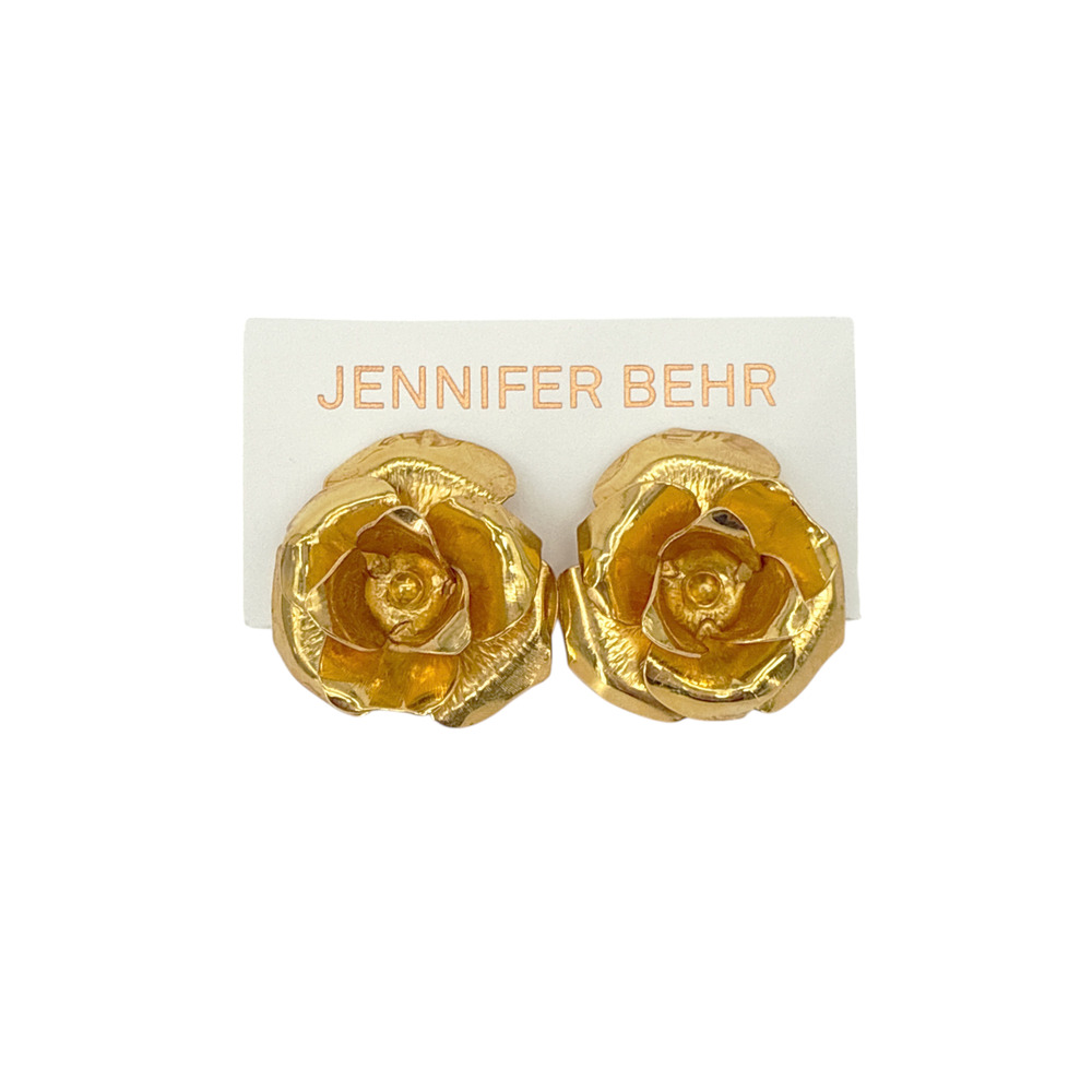 JENNIFER BEHR Tansy Earrings in Gold - Picture 6 of 12